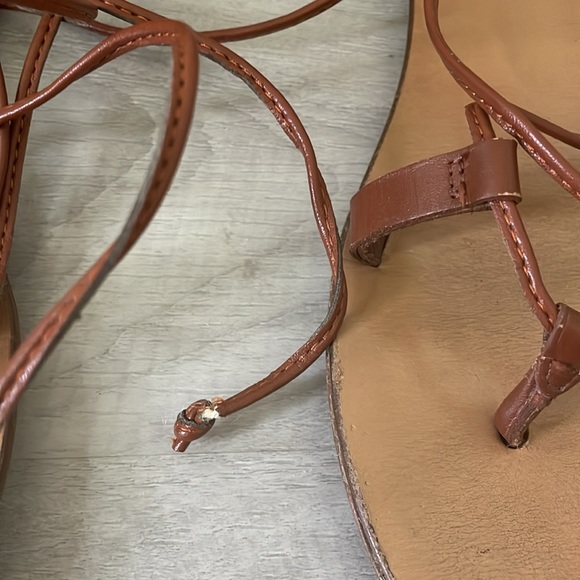 J Crew Leather Lace up Sandals - Picture 4 of 5
